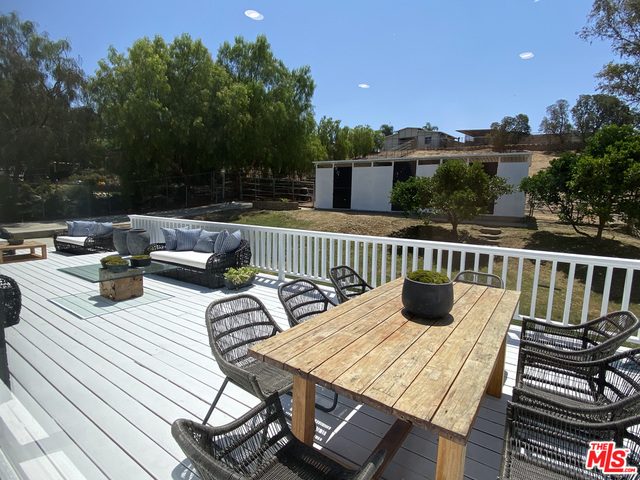 Backyard after